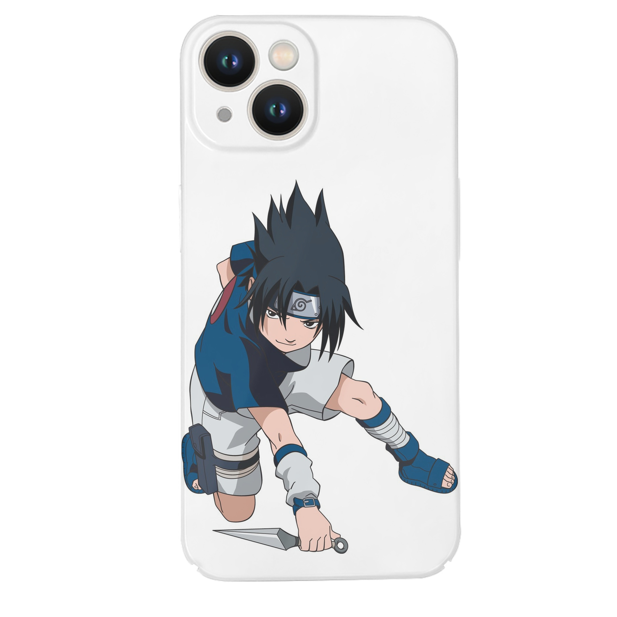 （画像用） NARUTO -ナルト- うちは サスケ Uchiha Sasuke 【iPhone 14シリーズ対応】ハードケース
